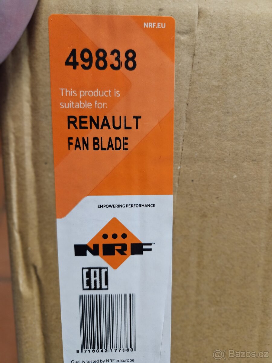 Vrtule chlazení motoru Renault - 3