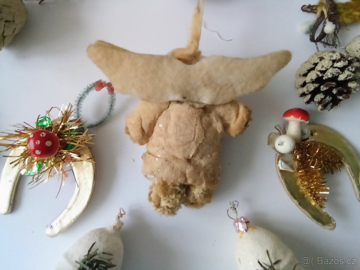 Starožitné, vánoční ozdoby - 3