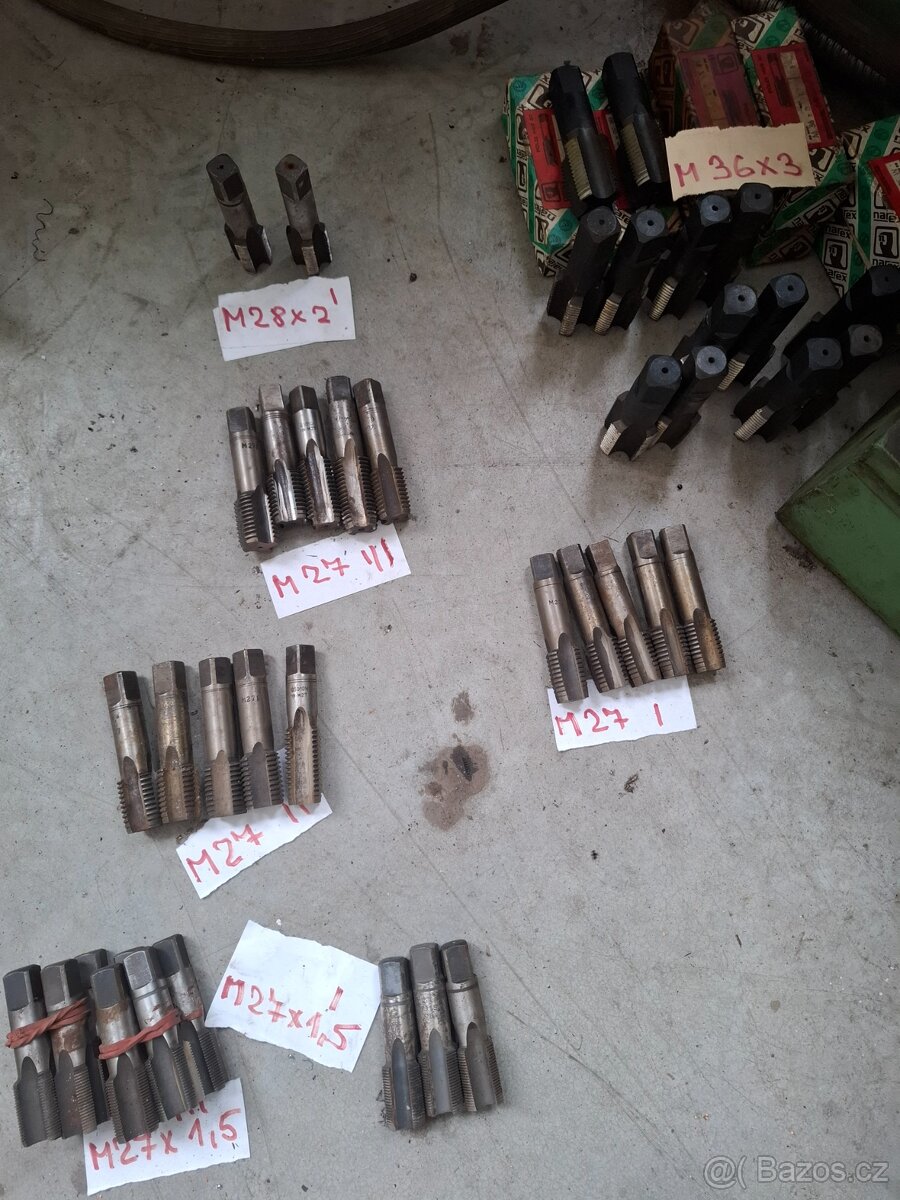 Závitníky M a G a M levé - 3