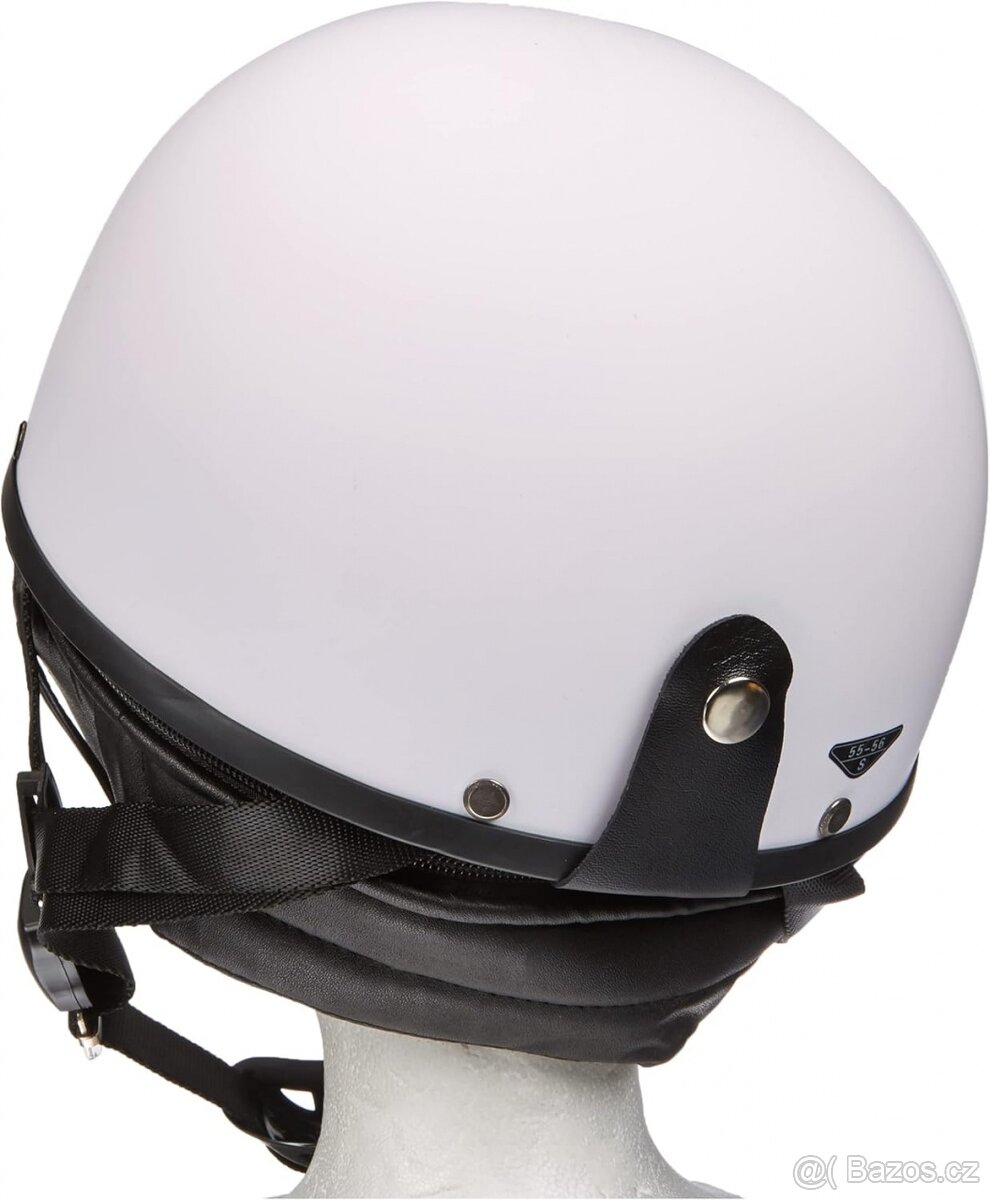 Helma Mil-Tec Moto Retro - bílá - 3