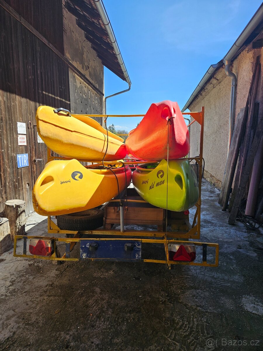 Vlek na přepravu lodí (kánoe) - 3