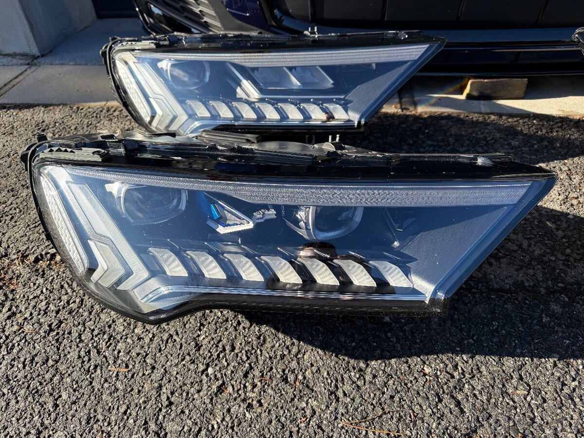 Audi Q7 4M facelift S-line naraznik laser full led svetlo - 3