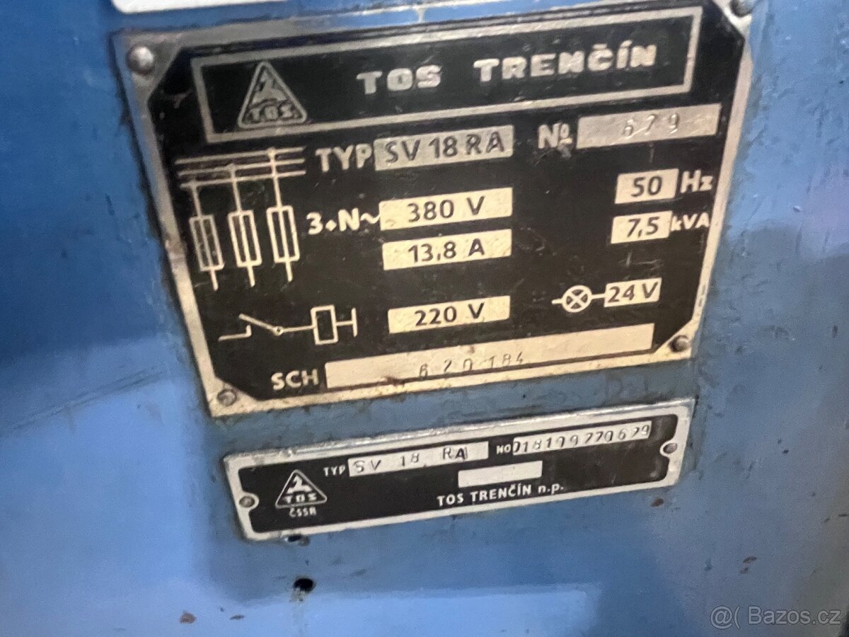 Soustruh SV18RA - 3