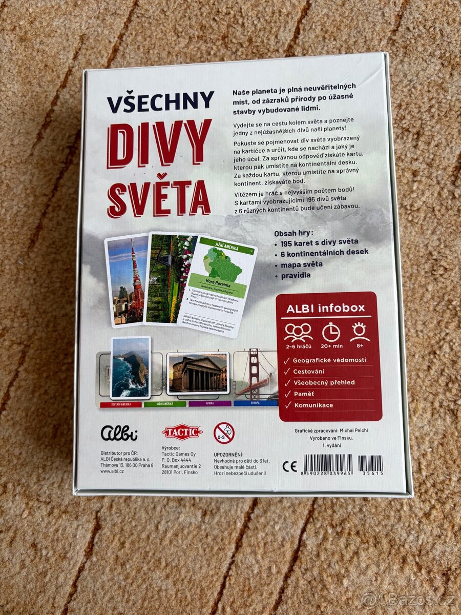 Desková hra - všechny divy světa - 3