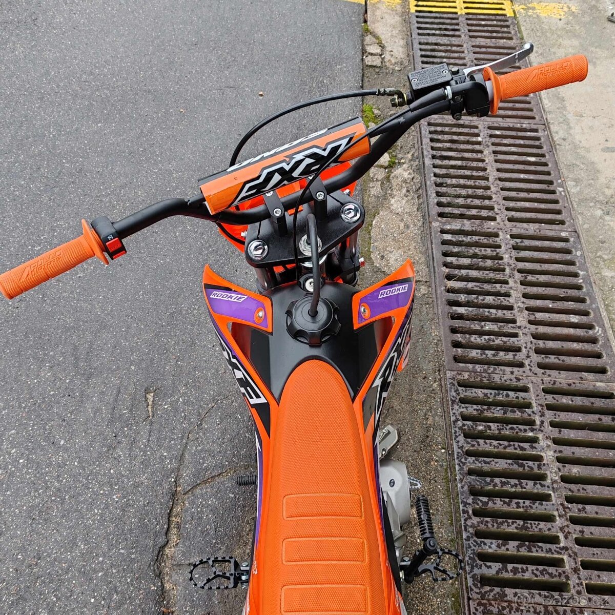 Pitbike Apollo SANO RXF ROOKIE 110cc polo-automat oranžový