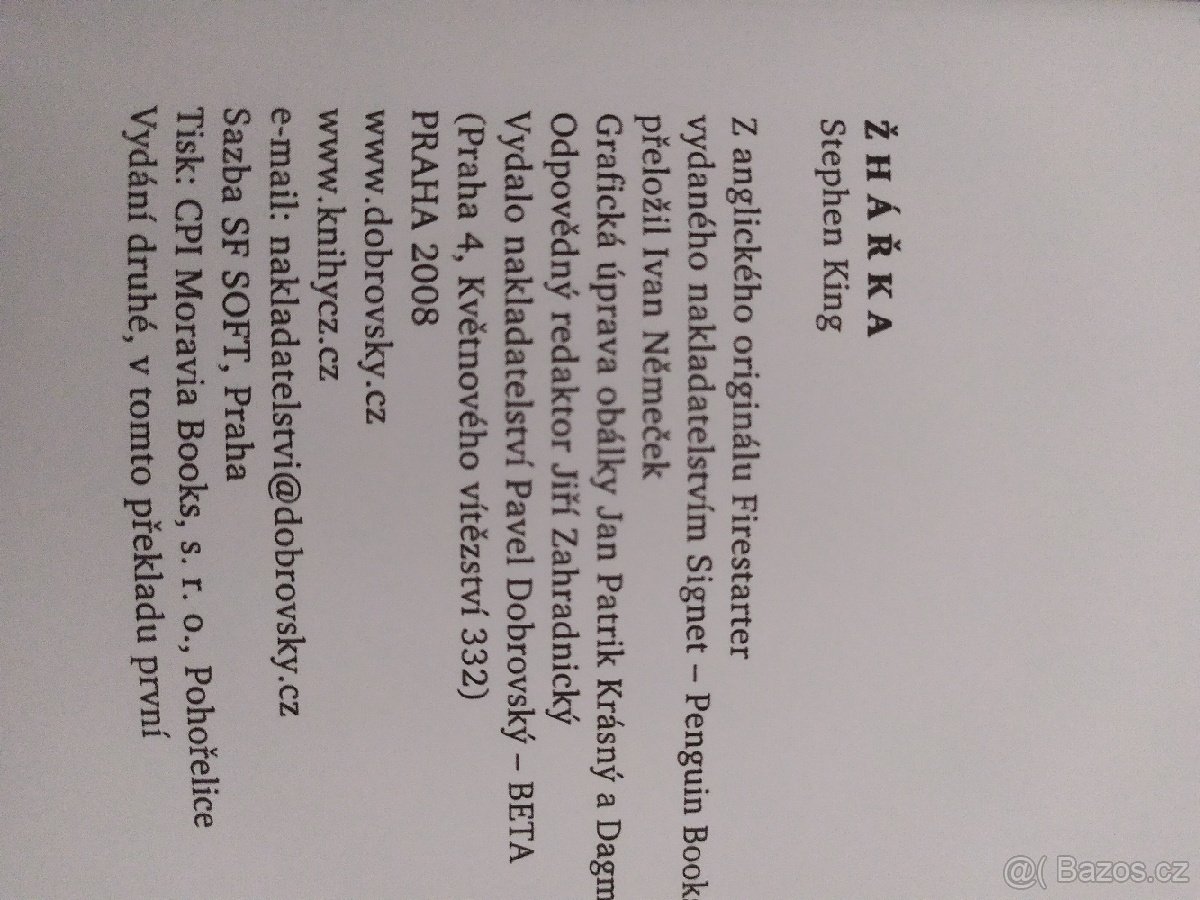 Stephen King - Žhářka - 3