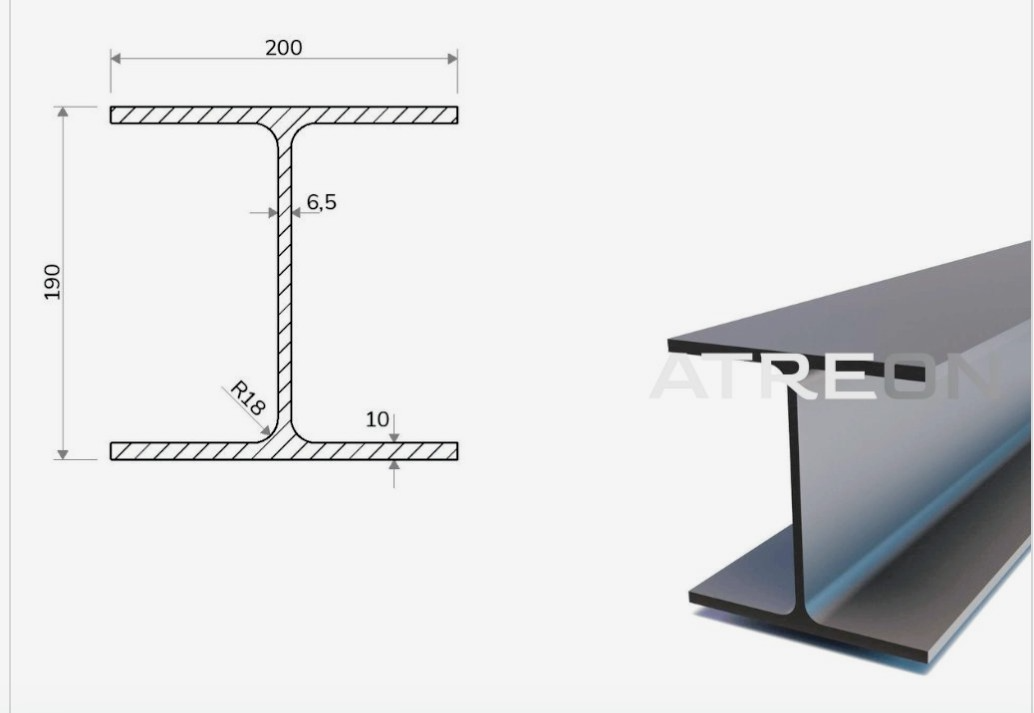 Prodej HEA 200 - 3100mm, 2 ks - 3