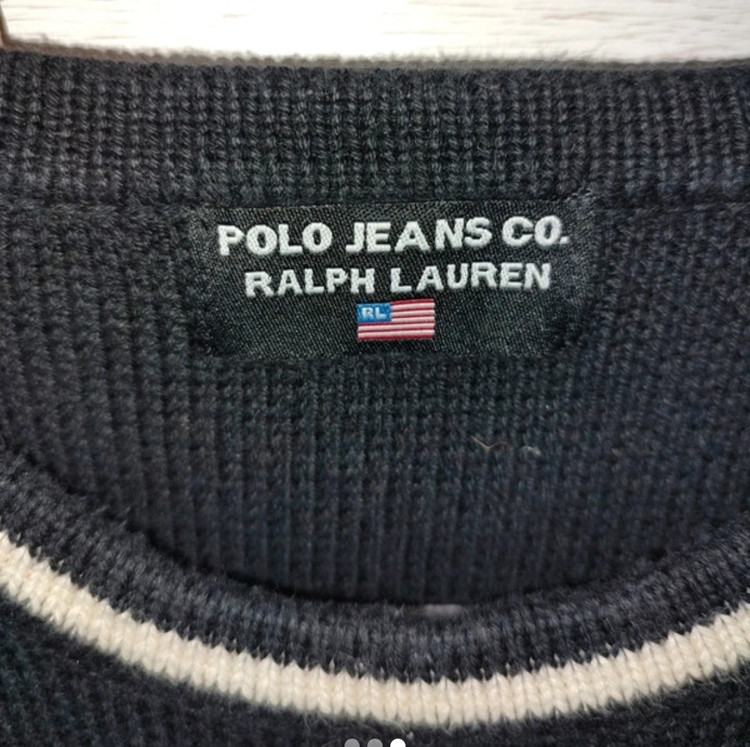 Pánský černý svetr Polo Jeans Ralph lauren - 3