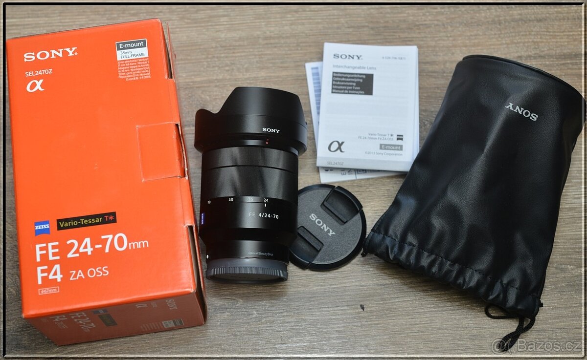 SONY FE 24-70mm F4 T ZA OSS Full Frame ZOOM ObjektivE mou - 3