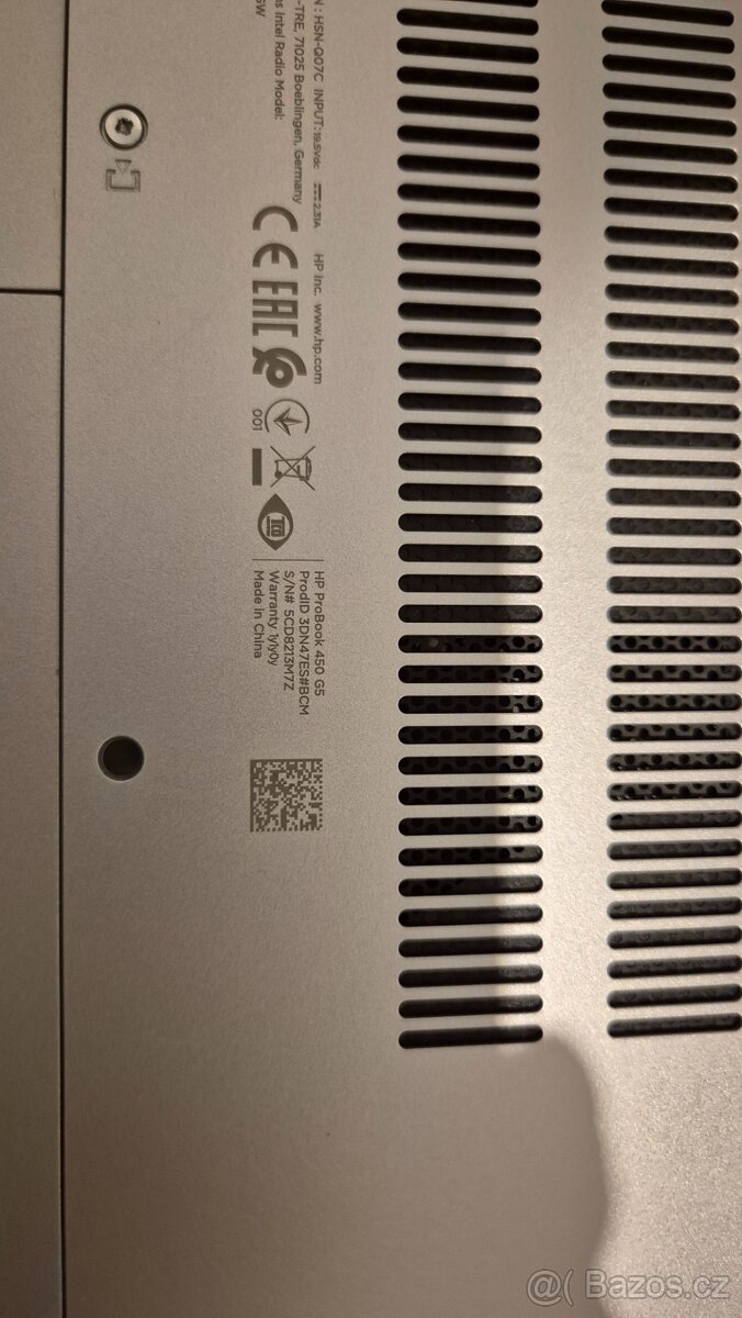 Set notebooku HP Probook 450 G5, dokovací stanice a 23" mon - 3