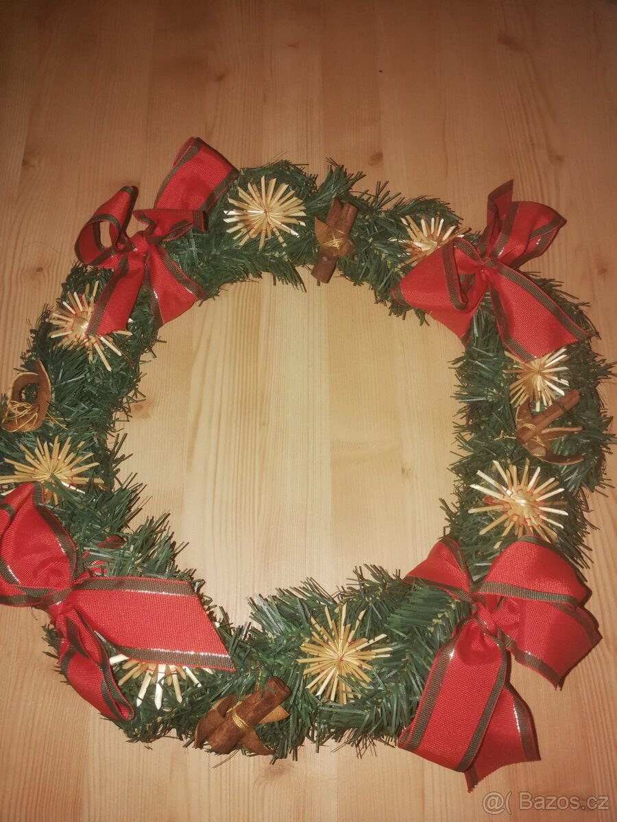 2ks vánočí věnec umělý - 3