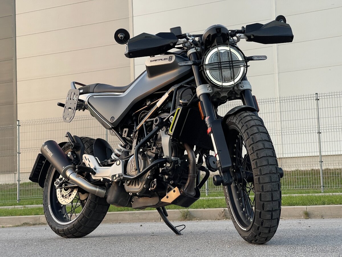 Husqvarna Svartpilen 125 2023 11 kW A1 1. majitel - 3