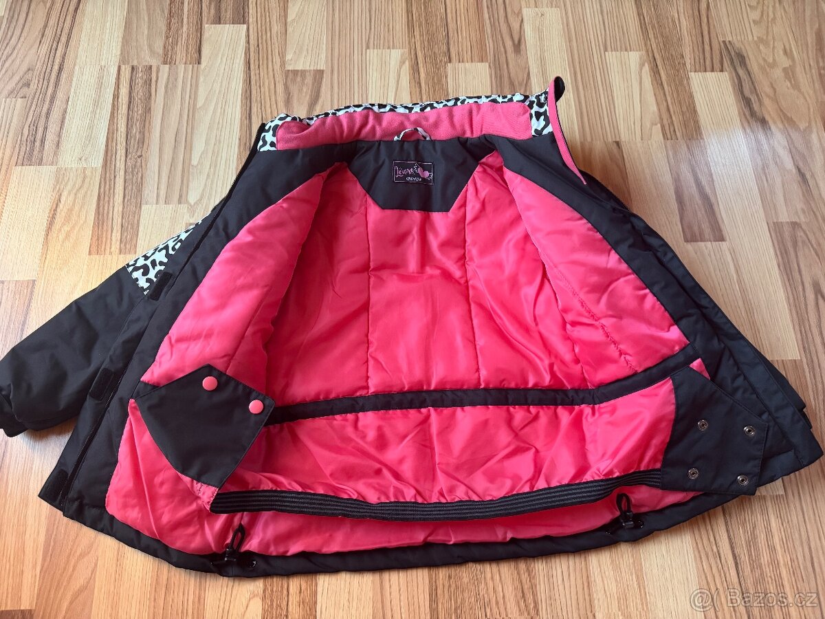 DÍVČÍ LYŽAŘSKÁ BUNDA 128/134 - 3