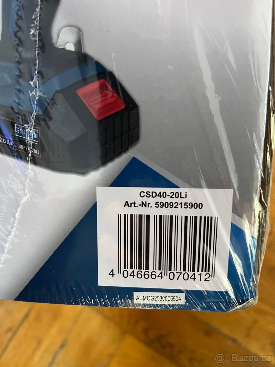 Scheppach CSD40-20Li, aku 20V vrtací šroubovák - 3