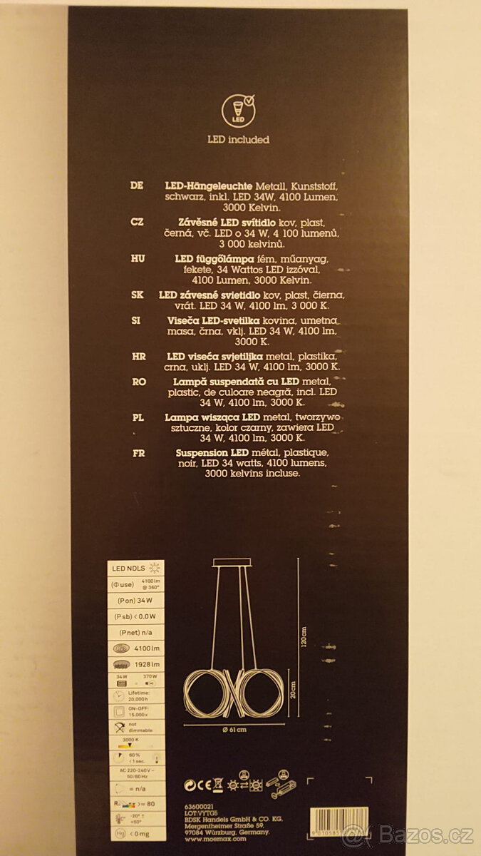 Designové LED svítidlo Kerolene - 3