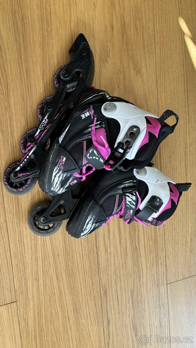 Dětské inline brusle Fila vel. 29-32. Osobní odběr, Praha 5. - 3