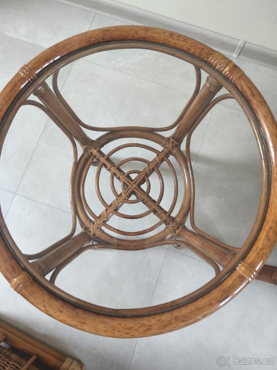 Ratanová sedací souprava - 3