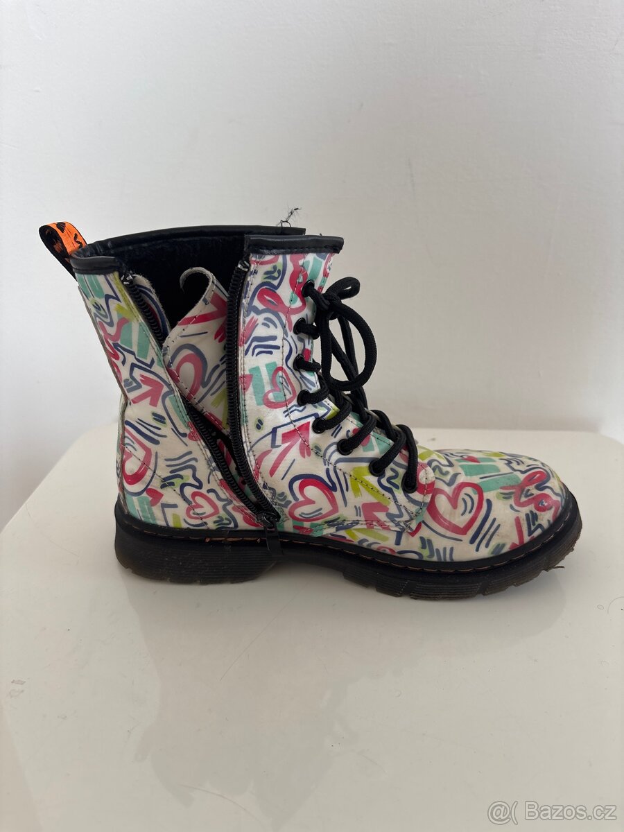 Prodam kotníkové boty - délka stélky 22 cm - 3