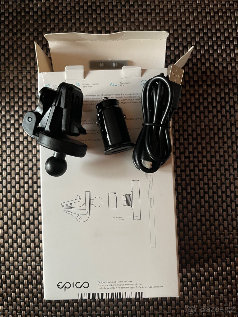 Magnetická bezdrátová nabíječka do auta Epico (nová) - 3