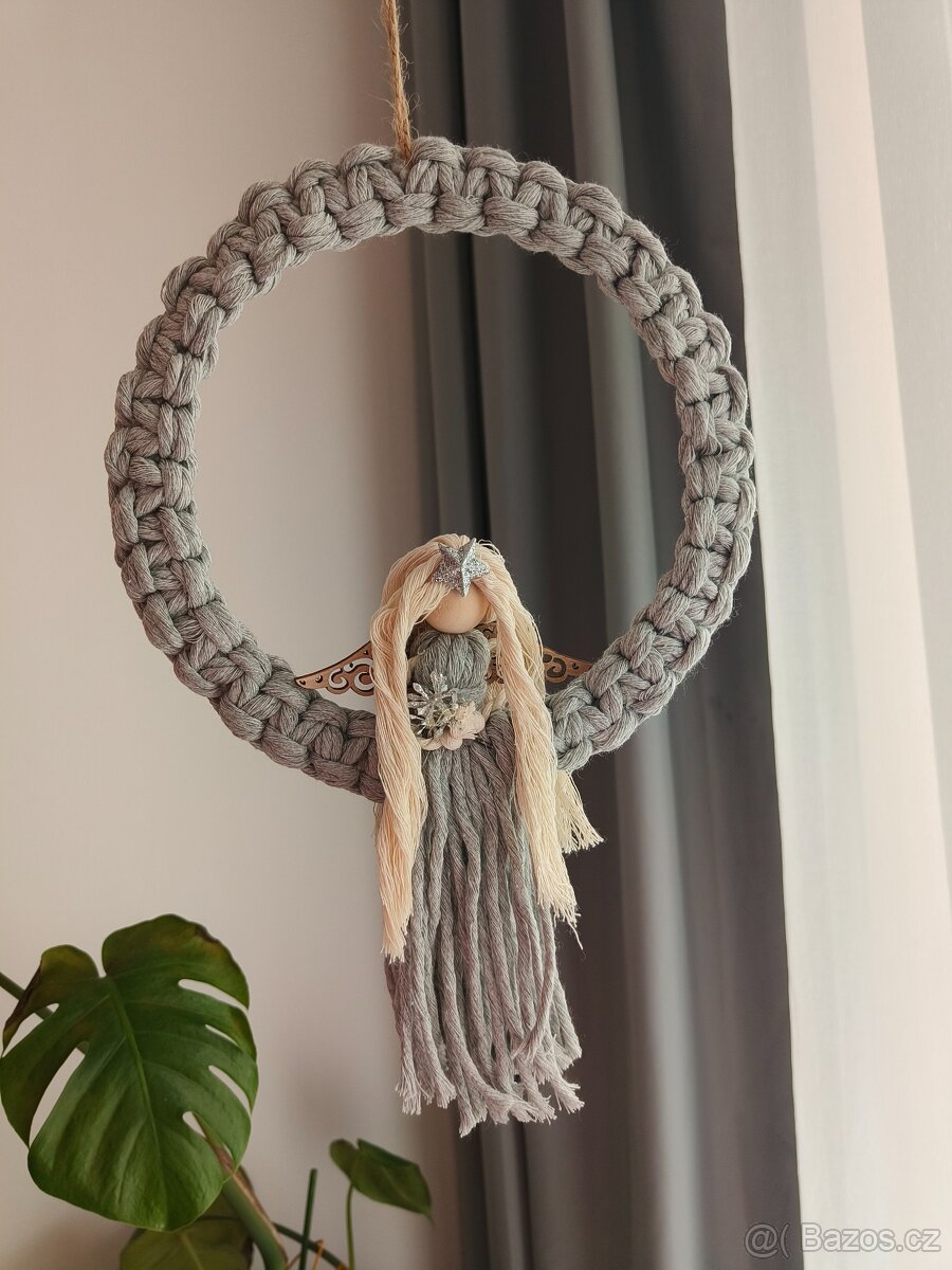 Andílci - dekorace na pověšení - 3