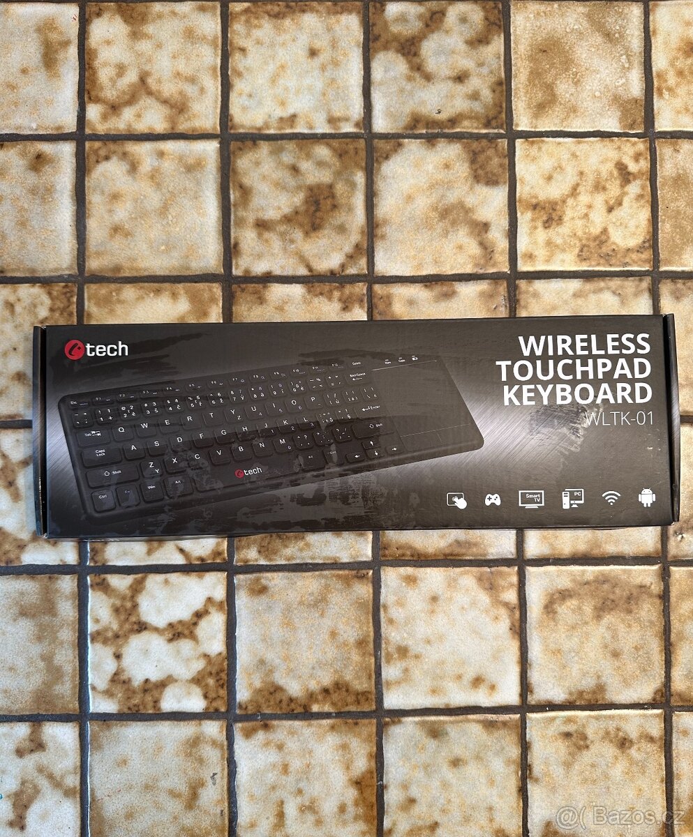 Bezdrátová klávesnice s touchpadem i-Tech / C-TECH WLTK-01 - 3