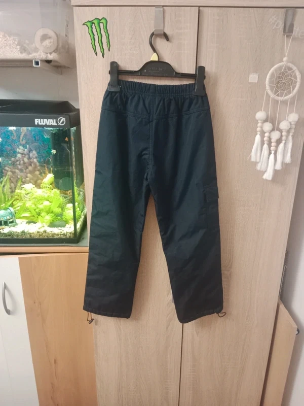 Chlapecké zimní teplé kalhoty oteplovaky vel. 140 - 3