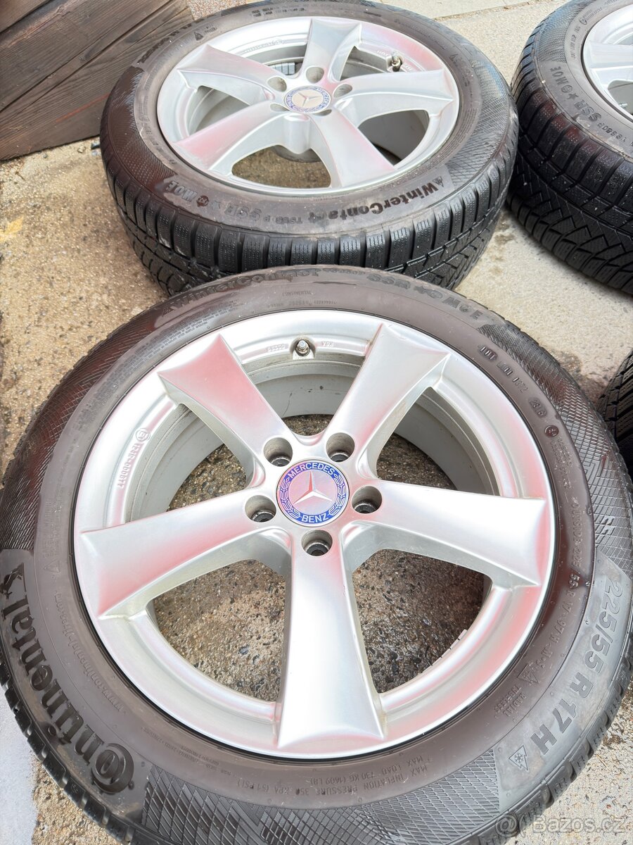 Originál Alu 5x112 R17 Mercedes - 3
