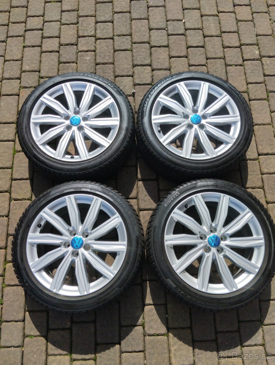 ALU KOLA AUDI / VW 5X112 R19 SADA KOMPLET ZIMA - 3