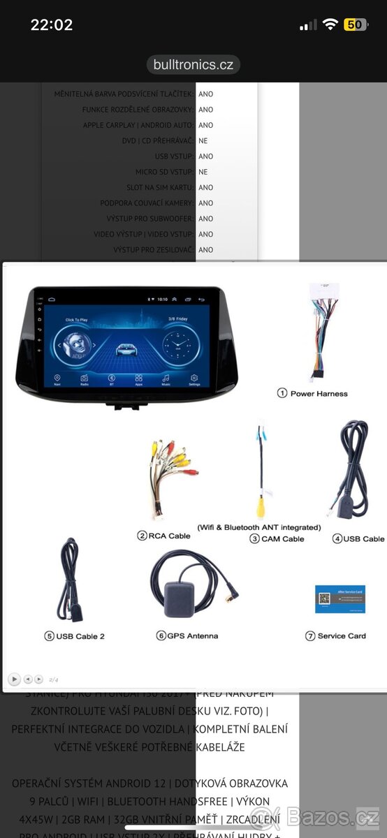 Autoradio Hyundai I30, anroid - 3