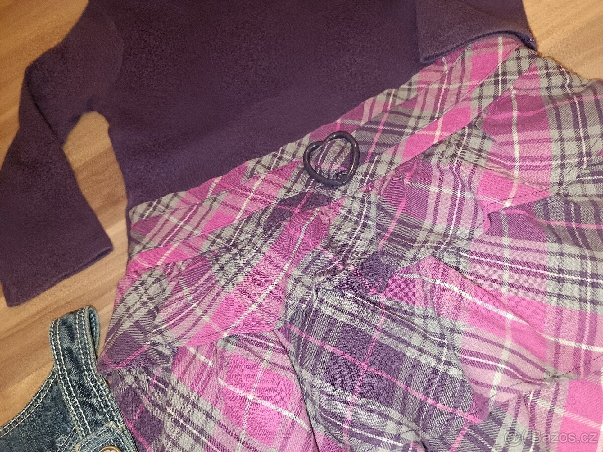 3x šaty velikost 1 až 2 roky - 3