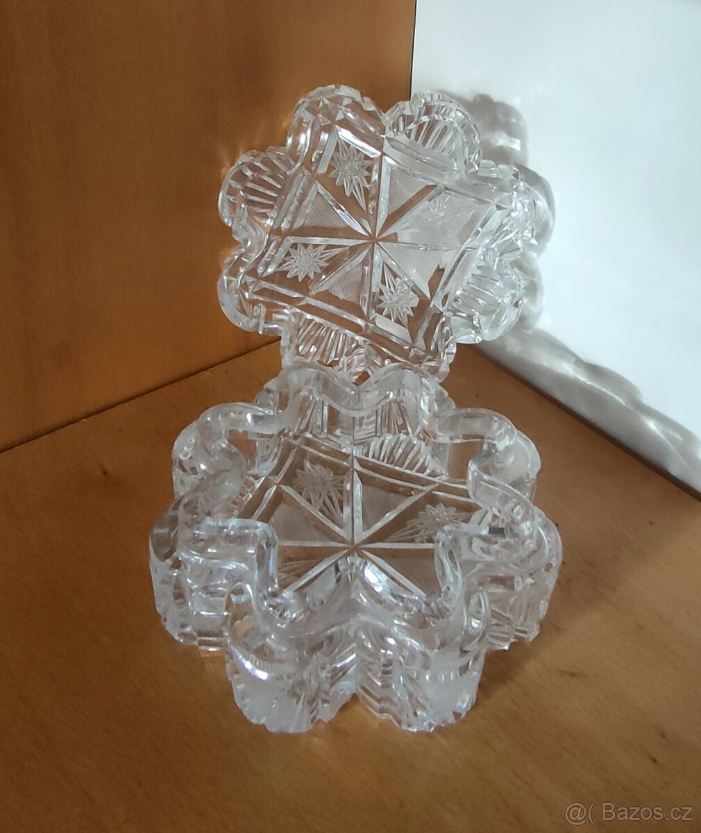 Skleněné retro dózičky s víkem - 3