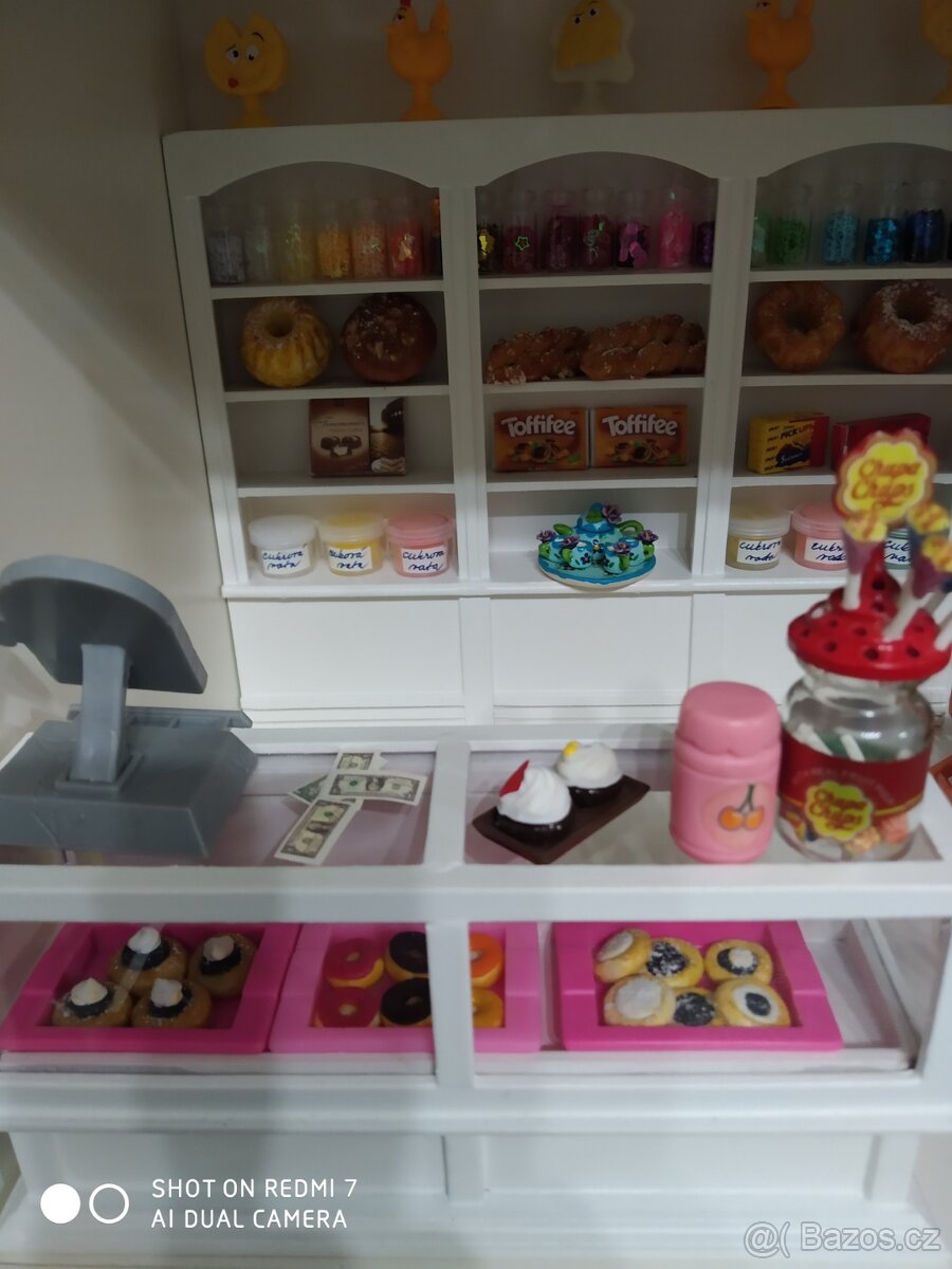 Cukrárna pekárna pro sběratele nábytek miniatura 1:12 - 3