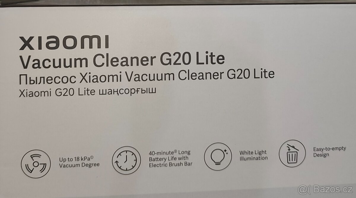 Tyčový vysavač XAOMI vacuum cleaner G20 lite - 3