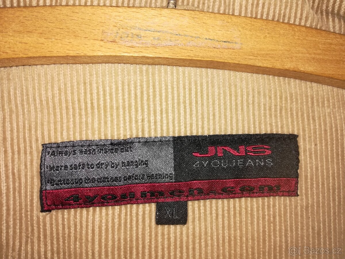 Pánský manzestrovy kabát JNS 4youjeans xl - 3