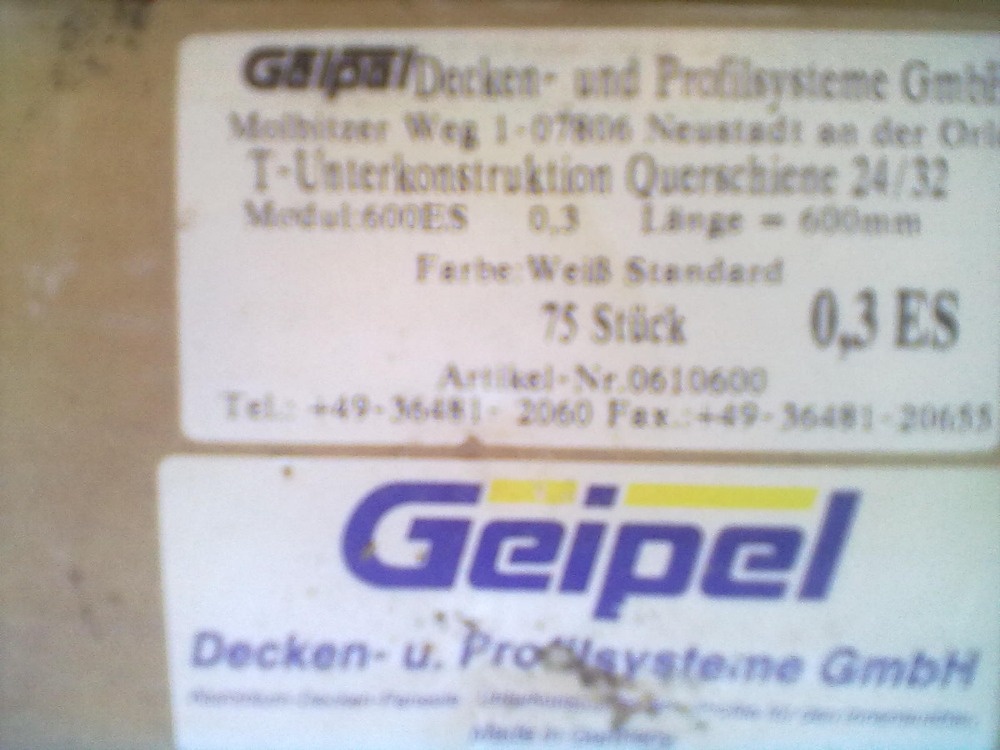 Podhled - minerální kazetový konstrukce - 3