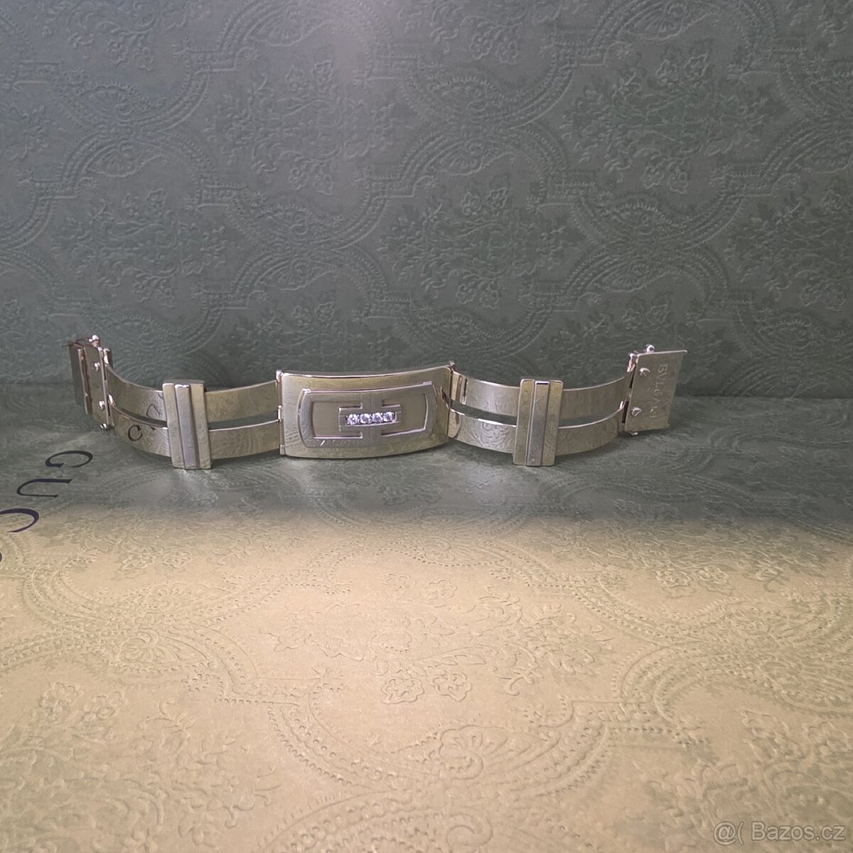 Zlatý Briliantový náramek BVLGARI - 3