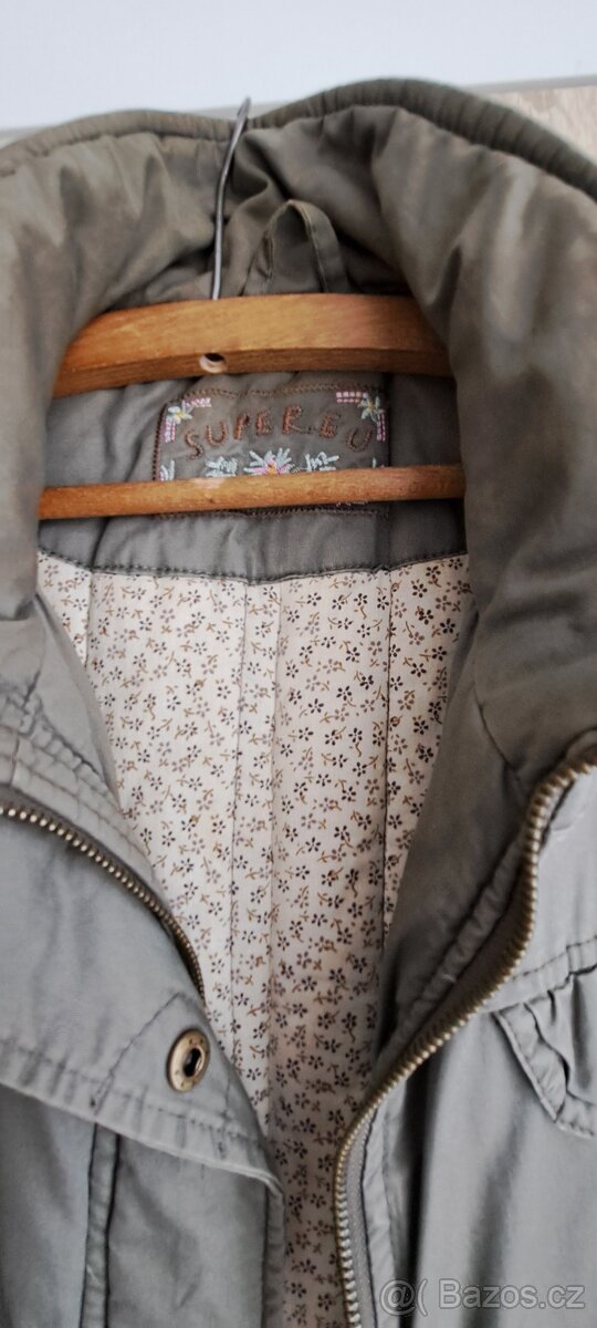 Khaki dámský kabátek - 3