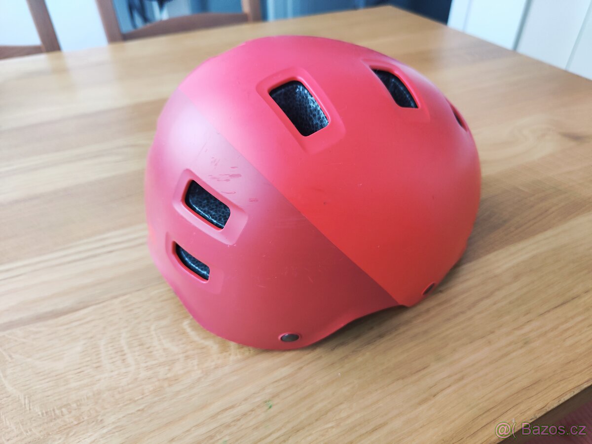 Dětská helma Btwin ( S 52-55 cm ) červená - 3