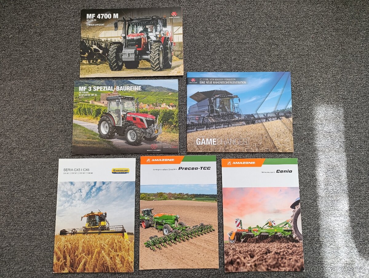 Prospekty zemědělské techniky a traktorů - 3