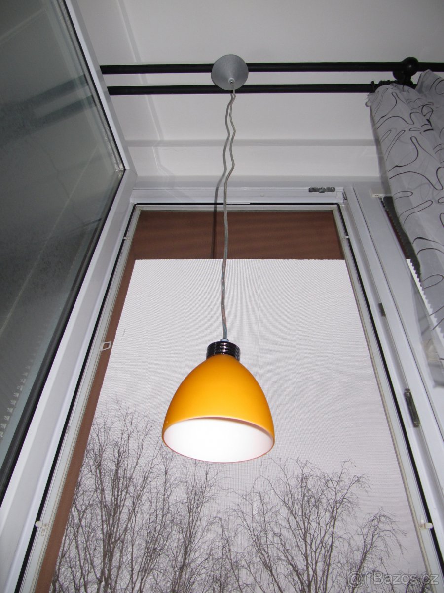 ZÁVĚSNÝ SKLENĚNÝ LUSTR - 3