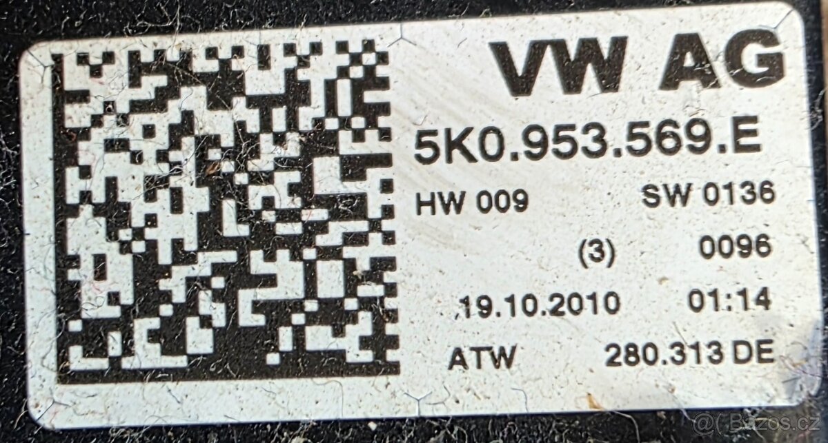 Airbag kroužek jednotka volantu 5K0953569C - 3