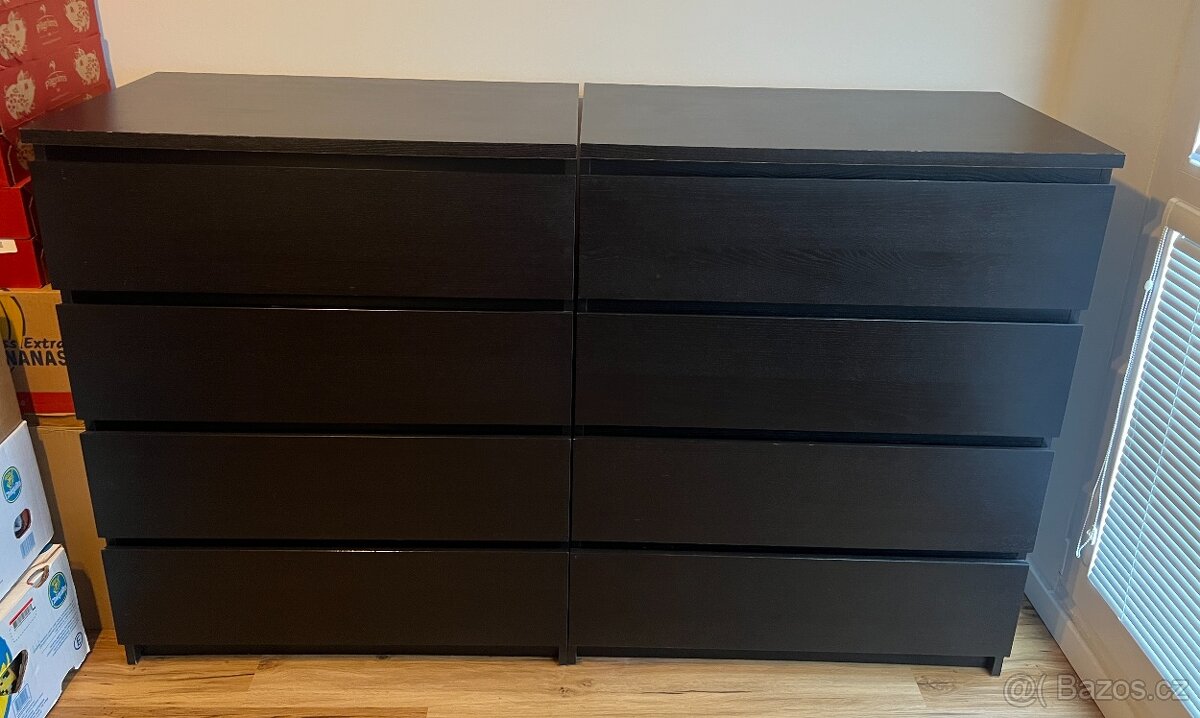 Komoda IKEA MALM se 4 zásuvkami. - 3