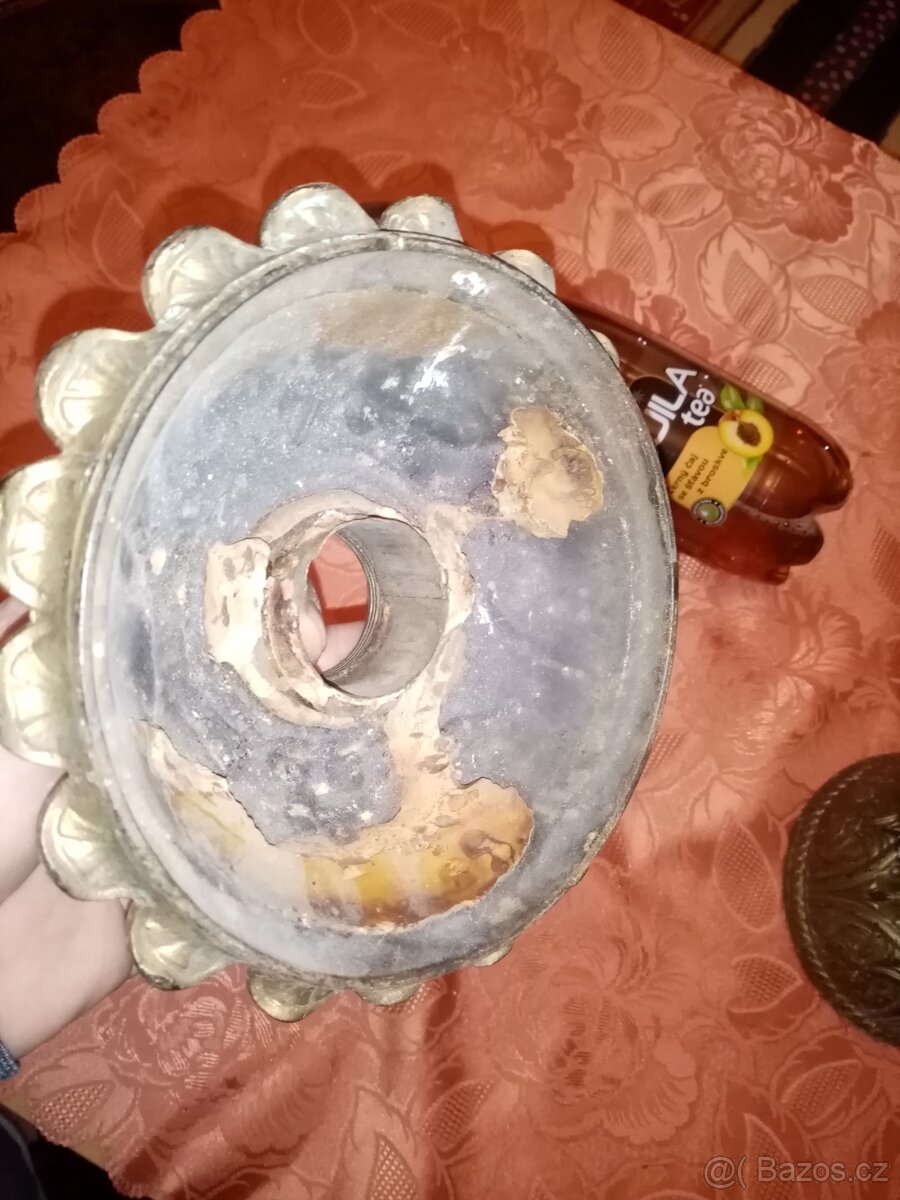 Zdobená na lustry lampy svítidla retro - 3