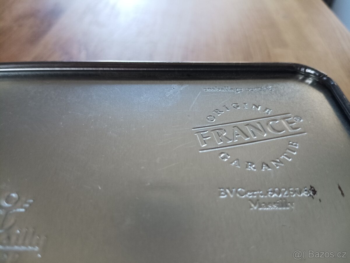 PLECHOVÁ KRABIČKA MASSILLY BONLAIT FRANCIE - 3