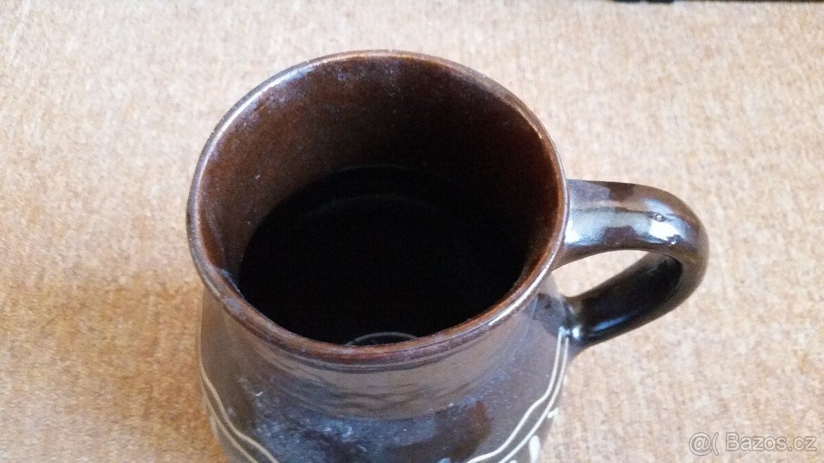 keramický džbán značený keramika Kostelec - 3