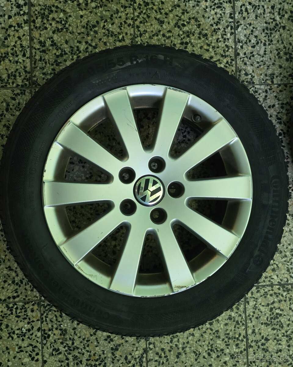 Prodám originální VW 16" + zimní Continental - 3