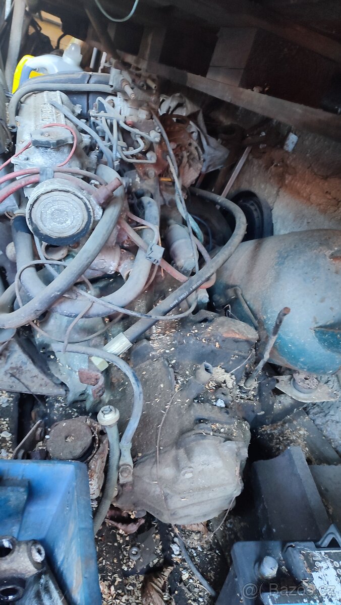 Motor a převodovka fiat 1.3d - 3