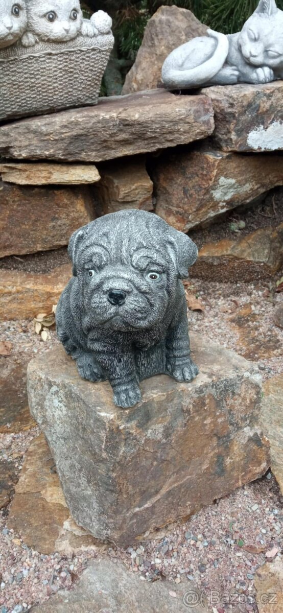 Zahradní dekorace- Anglický buldoček - 3