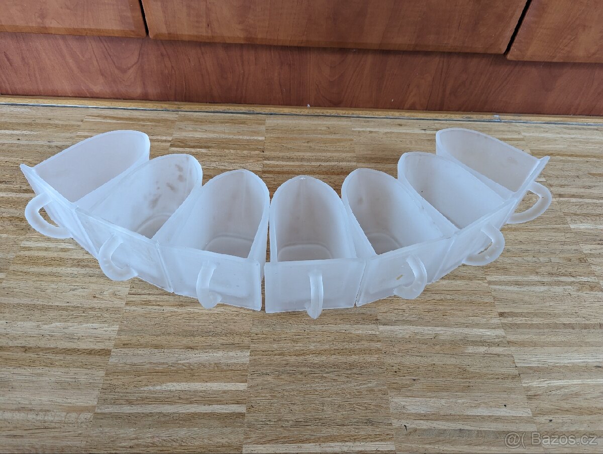 Skleněná dóza celomatná 4x - 3