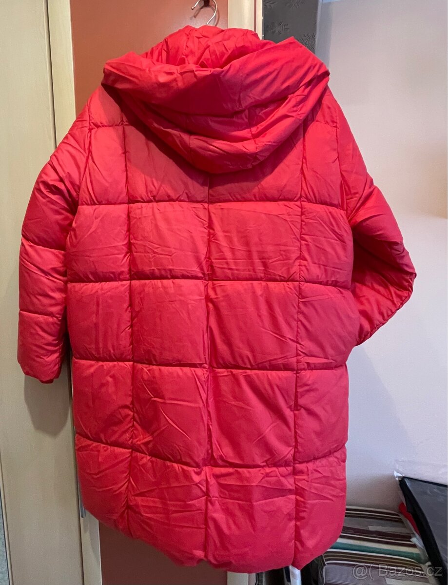 Dámská zimní červená bunda - 3